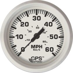 Faria Beede Speedometer in Dress White Style