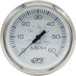Faria Beede Speedometer in Chesapeake SS White Style