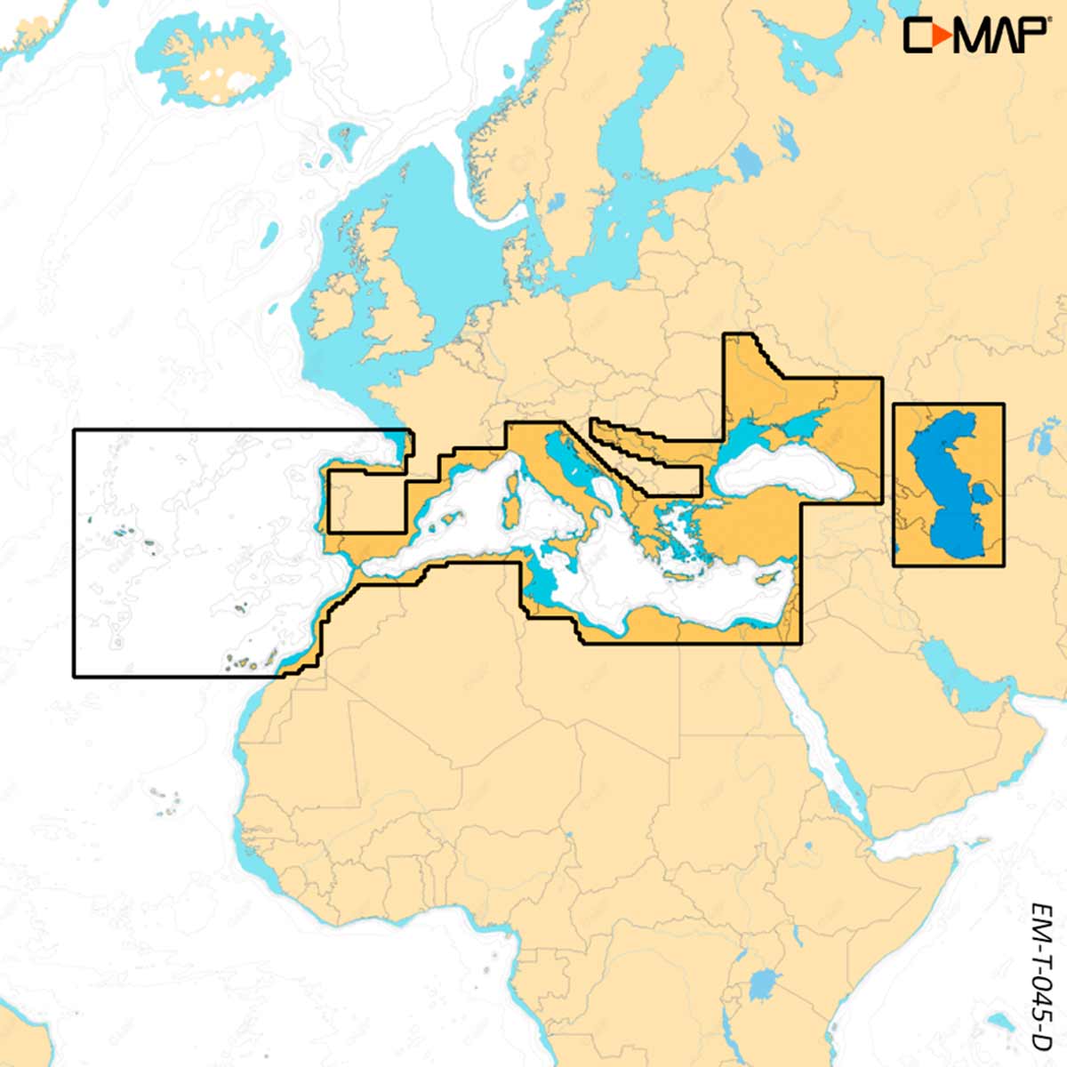 C-Map Discover X M-EM-T-045-D-MS Southern Europe (Large) 1 C-Map Discover X M-EM-T-045-D-MS Southern Europe (Large)
