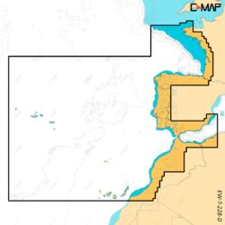 C-Map Discover X M-EW-T-228-D-MS West European Coasts (Large)