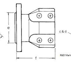 R&D Marine Split Clamp On Coupling