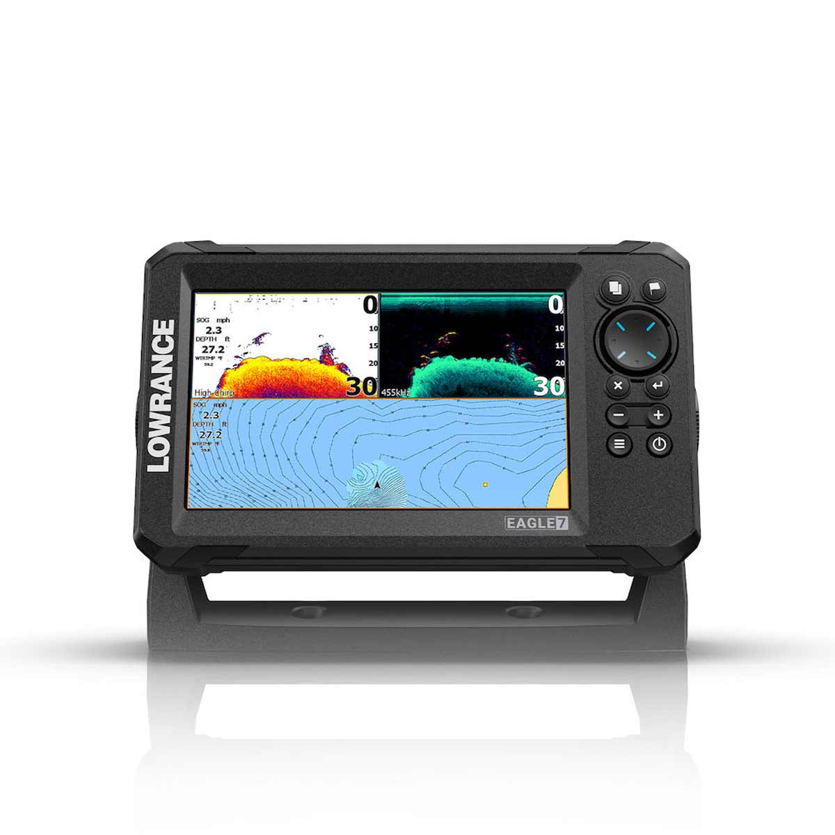 Lowrance Eagle 7 with SplitShot™ HD Transducer 1 Lowrance Eagle 7 with SplitShot HD Transducer