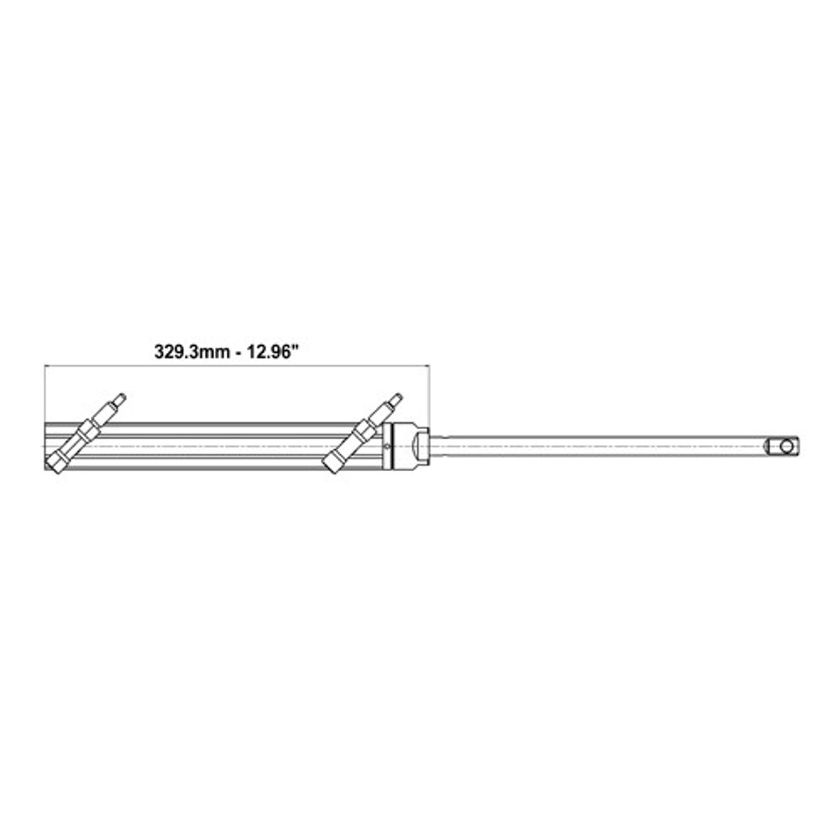 Ultraflex UC68-OBS Outboard Side Mount Hydraulic Cylinder 2 Ultraflex UC68-OBS Outboard Side Mount Hydraulic Cylinder - Image 2