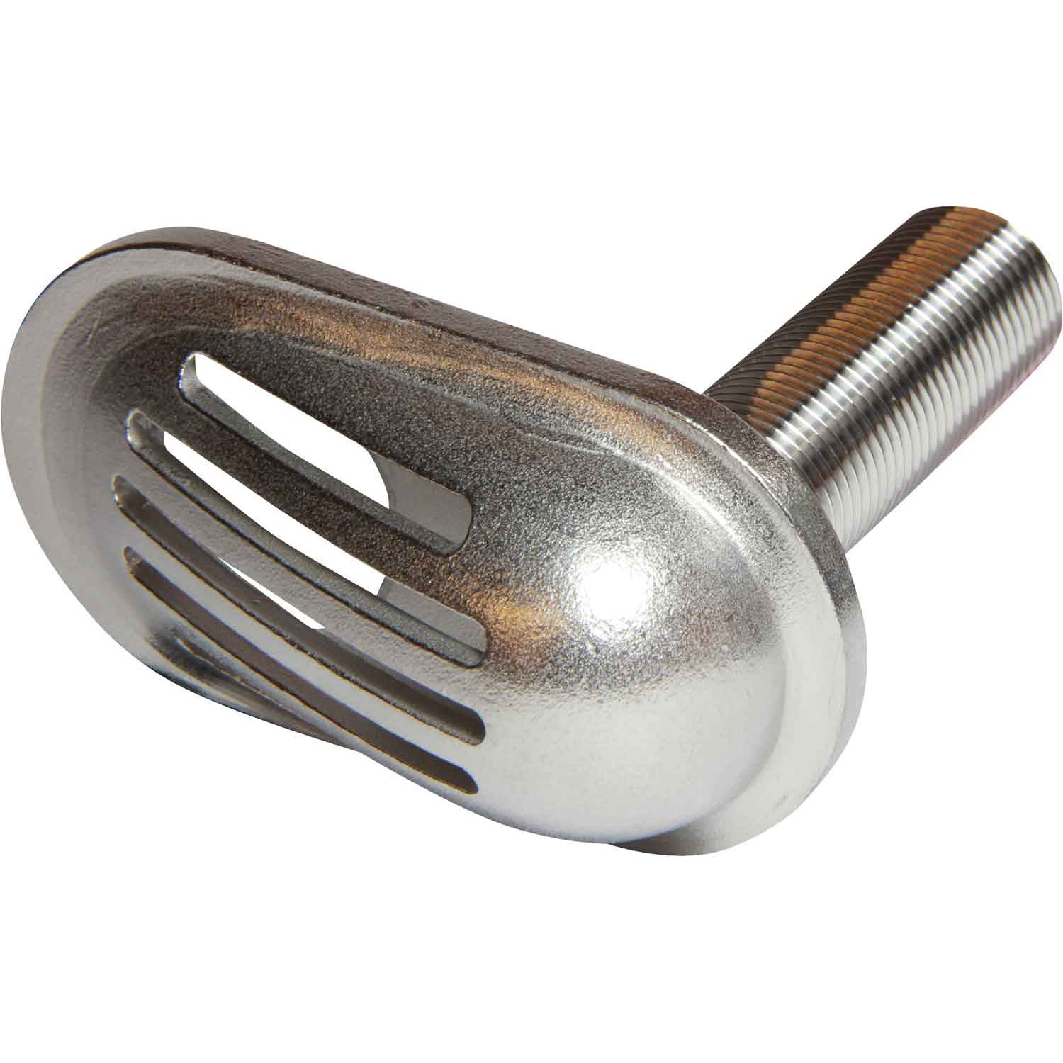 Osculati Stainless Steel 316 Water Intake Scoop (Oval / 1/2" BSP) 1 Osculati Stainless Steel 316 Water Intake Scoop