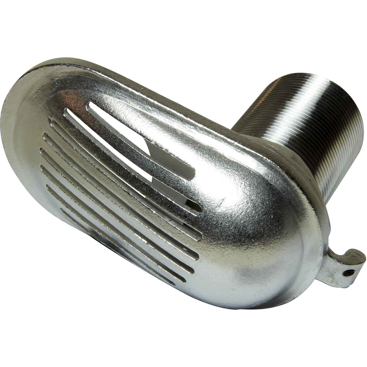 Osculati Stainless Steel 316 Water Intake Scoop (Oval / 1-1/2" BSP) 1 Osculati Stainless Steel 316 Water Intake Scoop