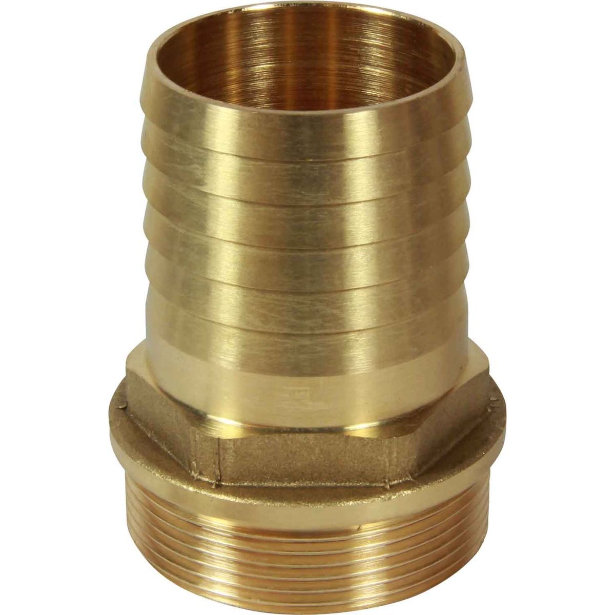 Maestrini Brass Straight Hose Tail (2" BSP Male to 51mm Hose) 1 Maestrini Brass Straight Hose Tail (2" BSP Male to 51mm Hose)