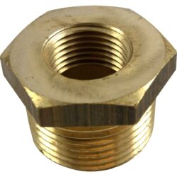 Maestrini Brass Reducing Bush (1" BSPT Male to 1/2" BSP Female)