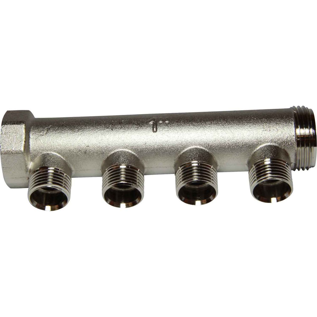 Maestrini Brass Male Pipe Manifold (1" BSP with 4 x 1/2" Inlets) 1 Maestrini Brass Male Pipe Manifold (1" BSP with 4 x 1/2" Inlets)