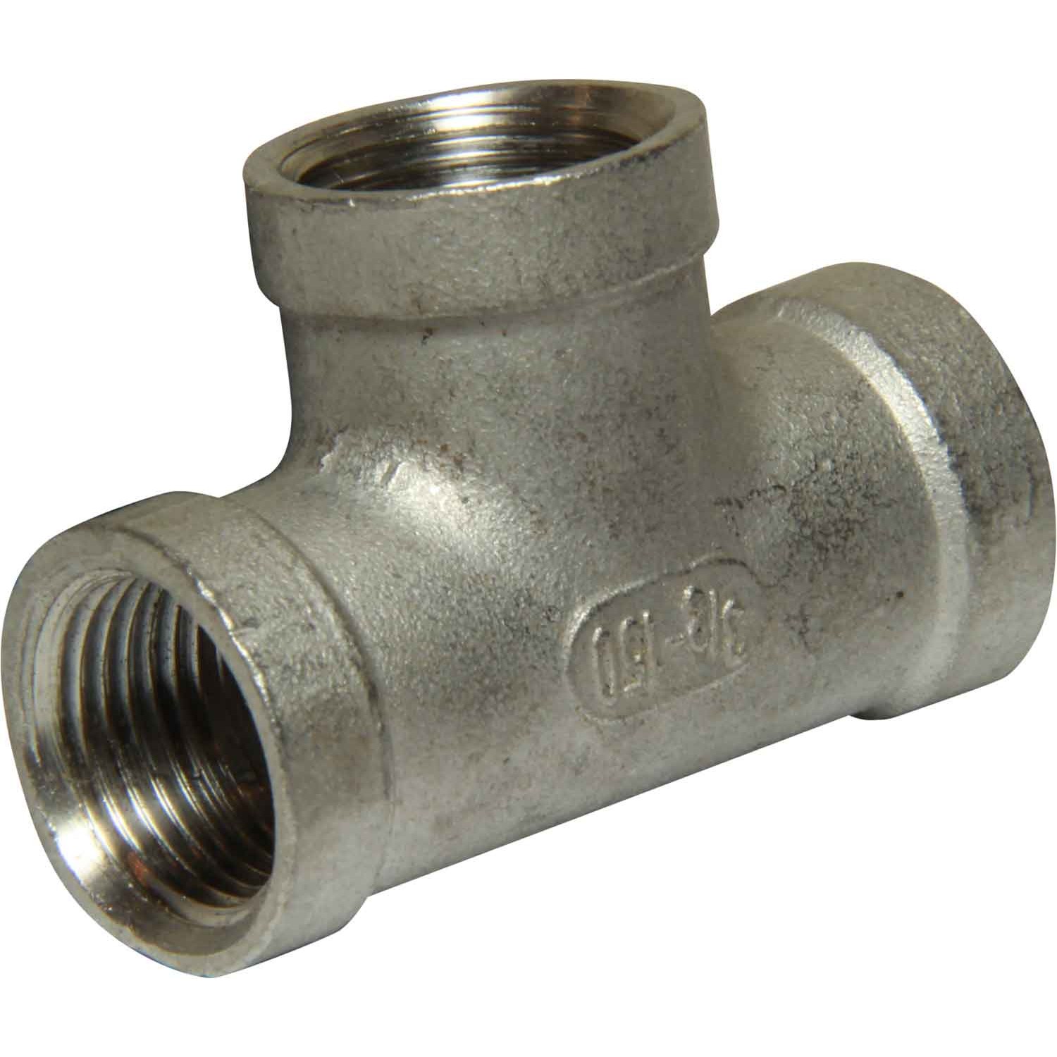 Osculati Stainless Steel 316 Equal Tee Fitting (3/8" BSP Female Ports) 1 Osculati Stainless Steel 316 Equal Tee Fitting