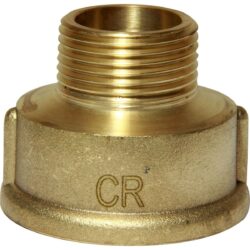 Maestrini DZR Reducing Adaptor (1-1/2" BSPP Female to 1" BSPT Male)