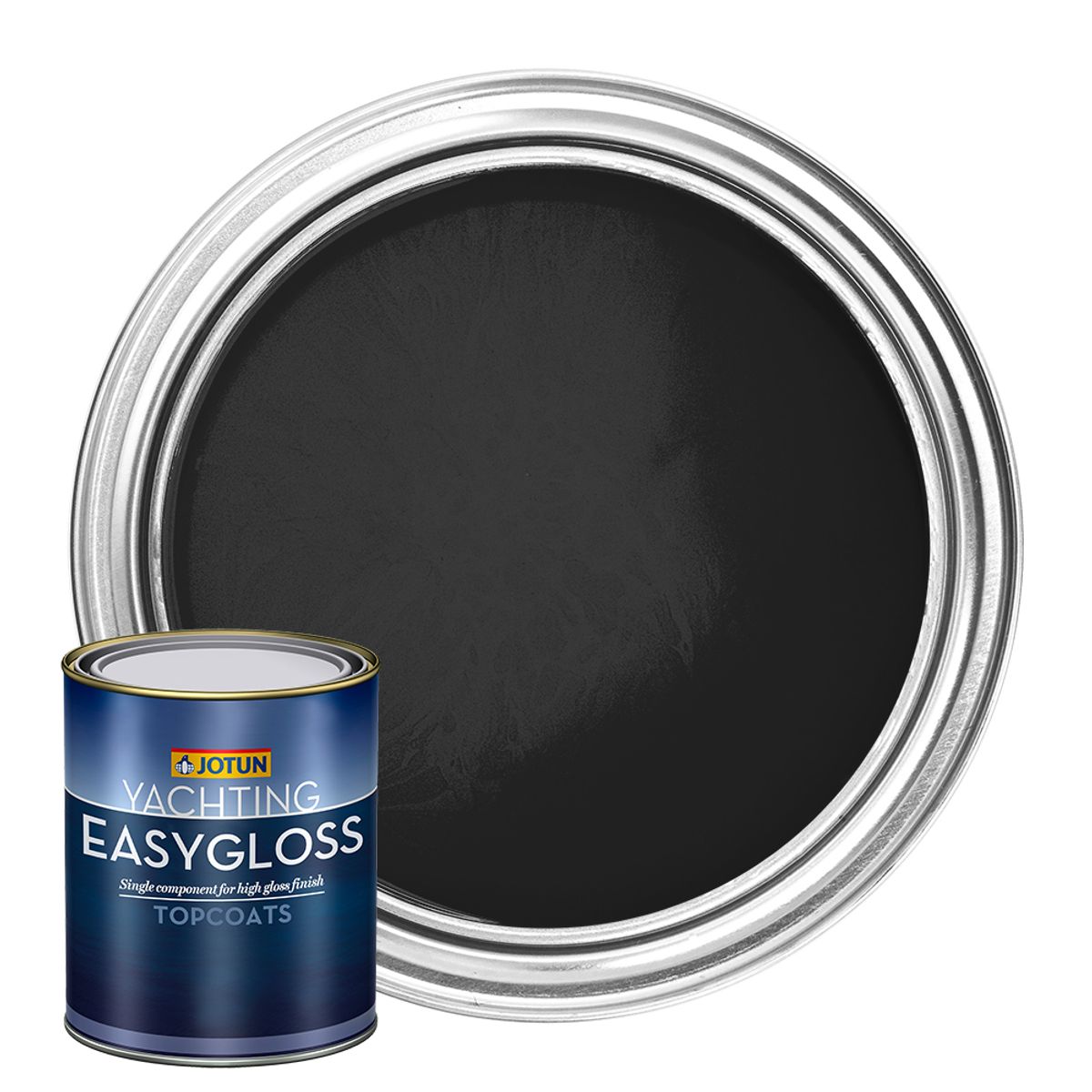 Jotun Leisure EasyGloss Topcoat Paint Black 1.0 Litre 1 Jotun Leisure EasyGloss Topcoat Paint Black 1.0 Litre