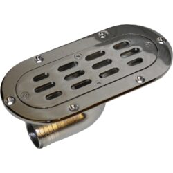 Osculati Stainless Steel 316 Oval Cockpit Drain