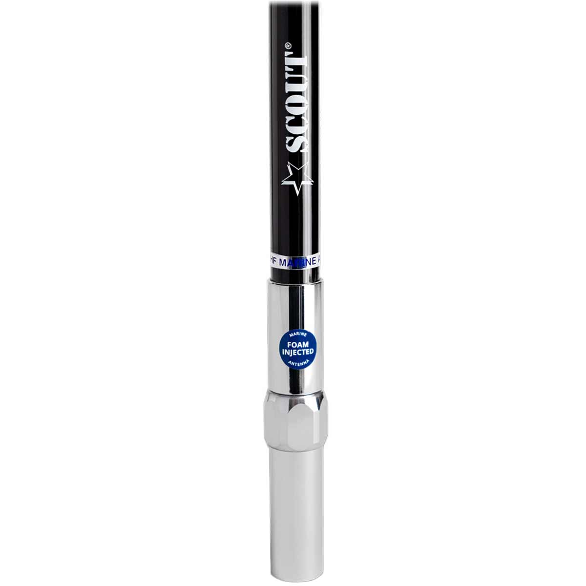 Scout Quick 5 3db VHF Fibreglass Antenna 2.4M with 5M Cable (Black) 1 Scout Quick 5 3db VHF Fibreglass Antenna