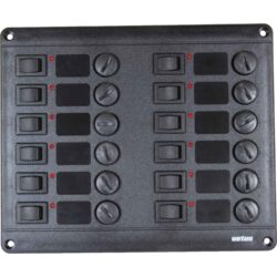 Vetus P12F12 Horizontal Switch Panel