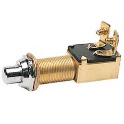 Osculati Chromed Brass Horn Push