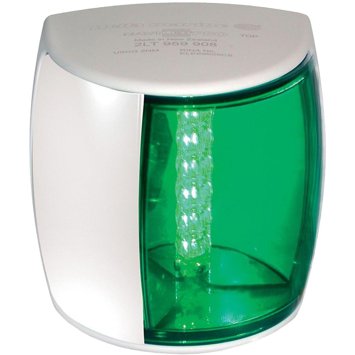 Hella NaviLED PRO Starboard Green LED Navigation Light (White) 1 Hella NaviLED PRO Starboard Green LED Navigation Light (White)
