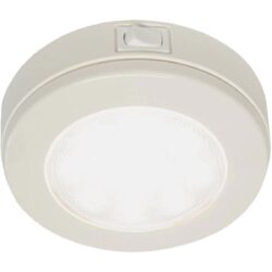 Hella EuroLED 115 Surface Light with White Rim (Daylight White)