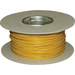 AMC 1 Core 0.5mm&sup2; Yellow Thin Wall Cable (50m)
