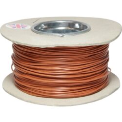 AMC 1 Core 0.5mm&sup2; Brown Thin Wall Cable (100m)