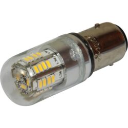 White LED BAY15d Navigation Light Bulb