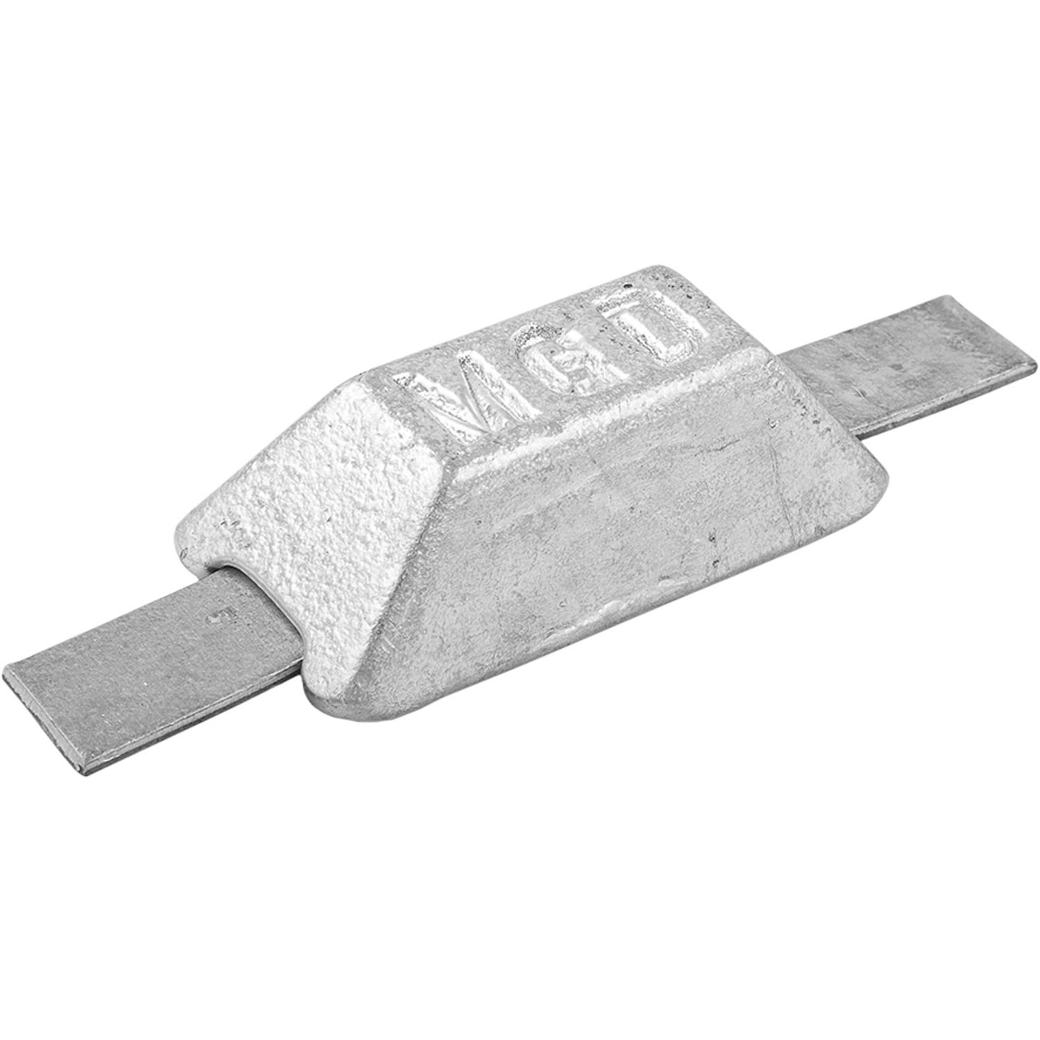 MG Duff ZD75 Straight Zinc Hull Anode for Salt Waters (0.5kg, Weld On) 1 MG Duff ZD75 Straight Zinc Hull Anode