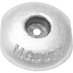 MG Duff ZD58 Disc Shaped Zinc Hull Anode