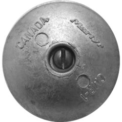 MG Duff ZD52 Disc Shaped Zinc Hull Anode