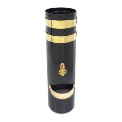 AG Chimney Black 5-1/8" x 18" Single Galvanised