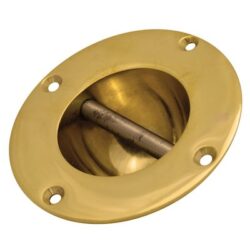 AG Fender / Mooring Eye Recessed Brass