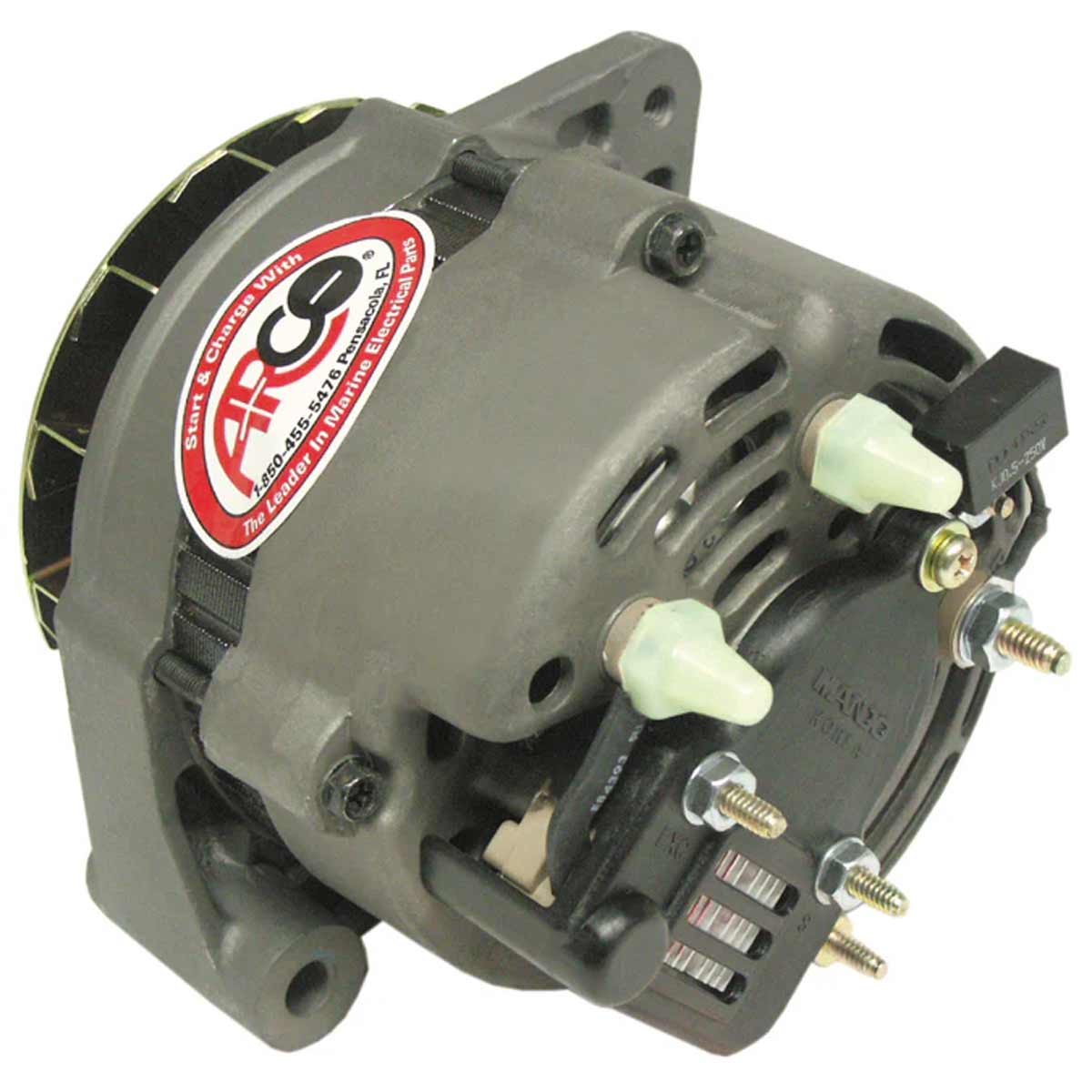 Arco Marine Alternator 60070 for Late Volvo Penta Engines (12V / 65A) 1 Arco Marine Alternator 60070