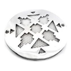 AG 5” Circular Chrome Vent