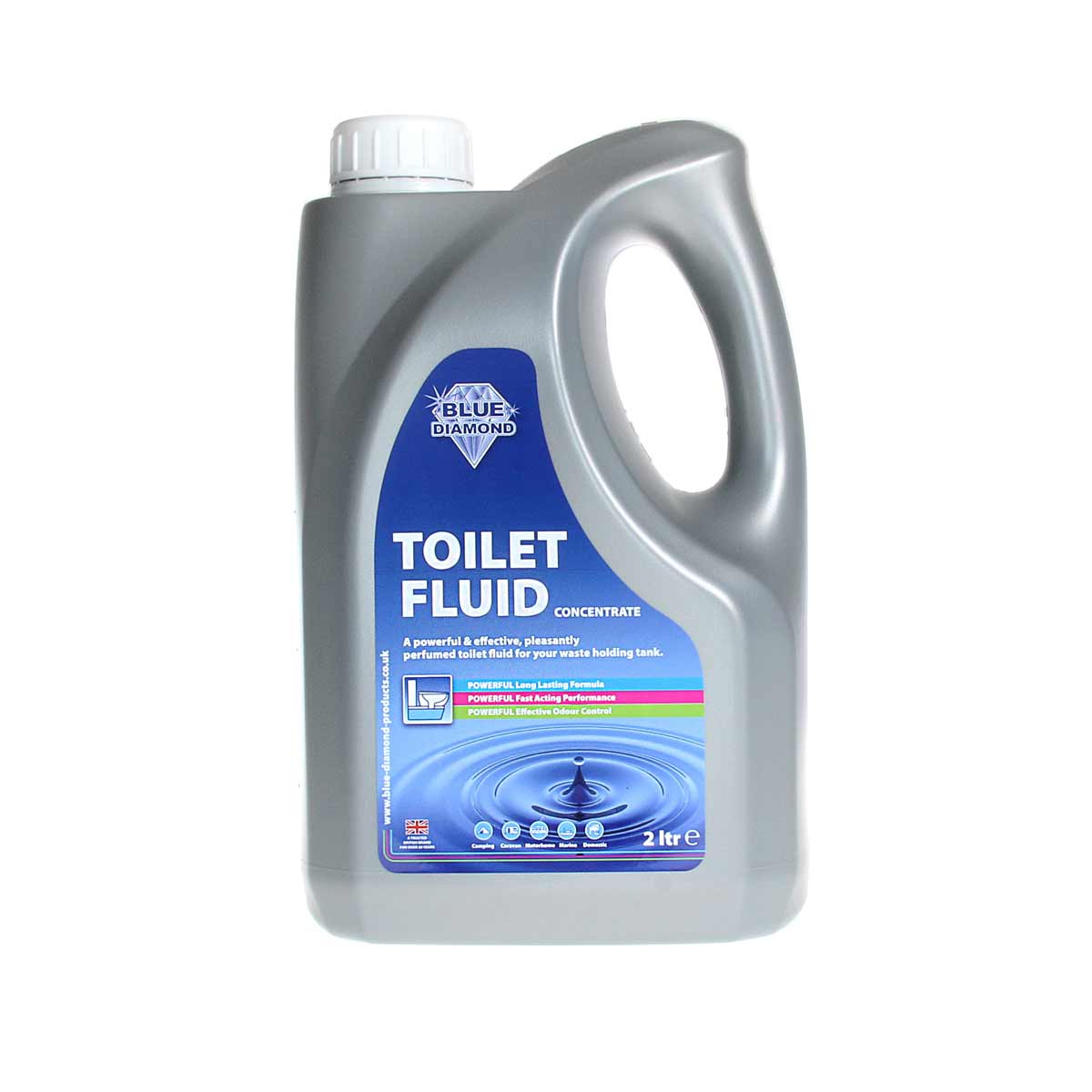 Blue Diamond Toilet Fluid Blue (Concentrated / 2L) 1 Blue Diamond Toilet Fluid Blue (Concentrated / 2L)