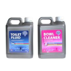 Blue Diamond Double Pack Toilet Fluid Blue & Bowl Cleaner Pink
