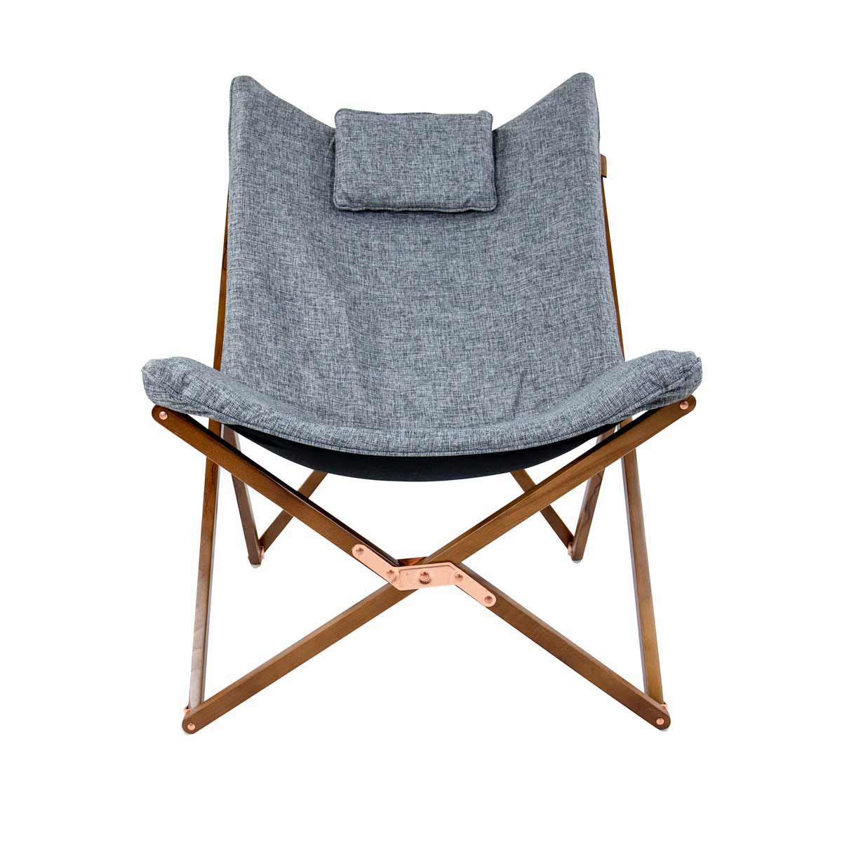 Bo-Camp Urban Collection Relax Chair Bloomsbury M Grey 2 Bo-Camp Urban Collection Relax Chair Bloomsbury M Grey - Image 2