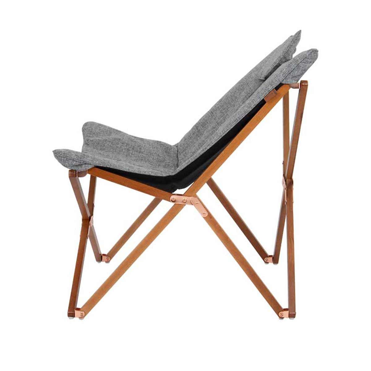 Bo-Camp Urban Collection Relax Chair Bloomsbury M Grey 4 Bo-Camp Urban Collection Relax Chair Bloomsbury M Grey - Image 4