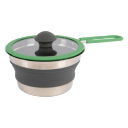 Bo-Camp Steel Pan with Lid Foldable Silicon