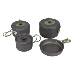 Bo-Camp Cookware Set Explorer Hard Anodised Aluminium
