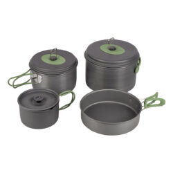 Bo-Camp Cookware Set Explorer XL Hard Anodised Aluminium