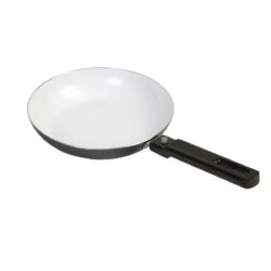 Bo-Camp Frying Pan Sprint Removable Handle Black/White