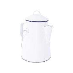 Bo-Camp Tea Kettle Enamel White/Blue