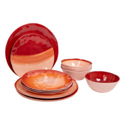 Bo-Camp Tableware Halo Melamine Set