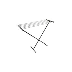 Bo-Camp Drying Rack Compact Steel Scissor Model Black