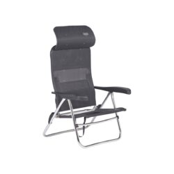 Crespo Beach Chair AL/205 Compact in Dark Grey