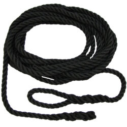 AG 14mm Black Polyester Mooring Rope