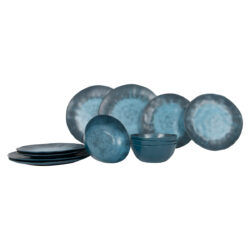 Gimex Stone Line Tableware Dark Blue (12 Pieces)