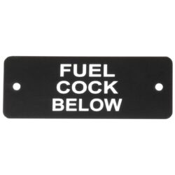 Fuel Cock Below Label