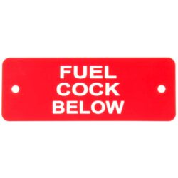 Fuel Cock Below Label