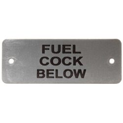 Fuel Cock Below Label