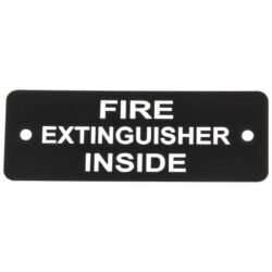 Fire Extinguisher Inside Label