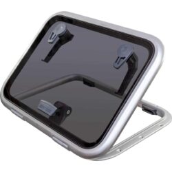 Lewmar Low Profile Hatch with Stay (Size 30 / Smoke Grey)